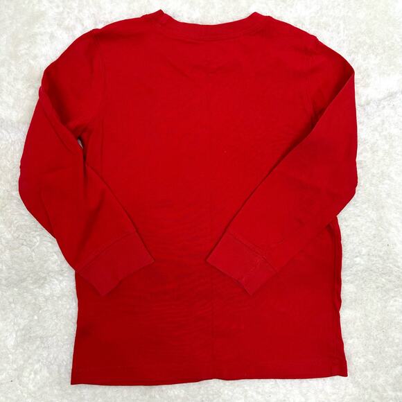 Carter's Santa's MVP Helper Red Christmas Long Sleeve Shirt Size 6 - Picture 7 of 8